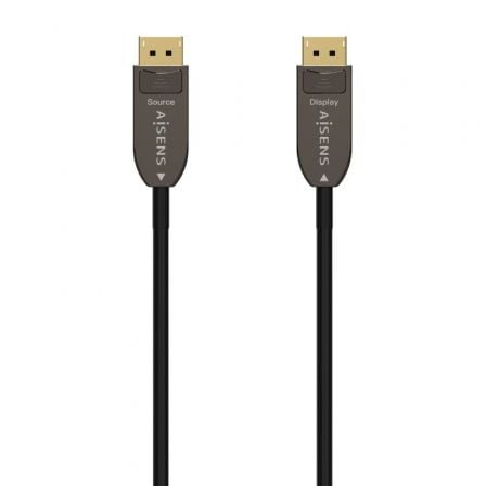 Cable DisplayPort 1.4 AOC 8K Aisens A155-0609/ DisplayPort Macho - DisplayPort Macho/ 30m/ Negro
