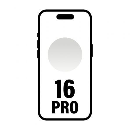 Smartphone Apple iPhone 16 Pro 256GB/ 6.3'/ 5G/ Titanio Blanco