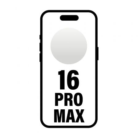 Smartphone Apple iPhone 16 Pro Max 512GB/ 6.9'/ 5G/ Titanio Blanco