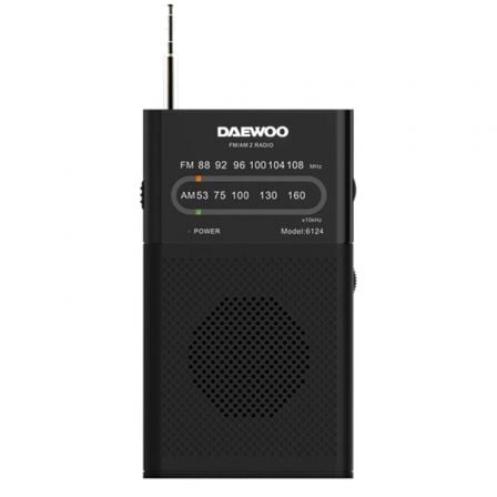 Radio Portatil Daewoo DW1027/ Negra