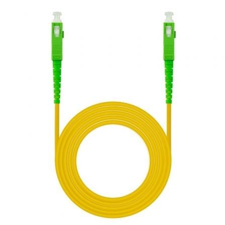 Cable de Fibra Óptica G657A2 Nanocable 10.20.0000-100/ LSZH/ 100m/ Amarillo