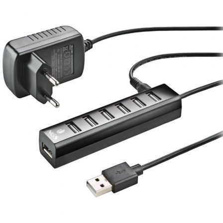 Hub USB 2.0 con Alimentacion Externa NGS IHUB7 Tiny/ 7xUSB