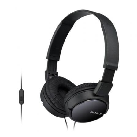 Auriculares Sony MDRZX110APB/ con Microfono/ Jack 3.5/ Negros