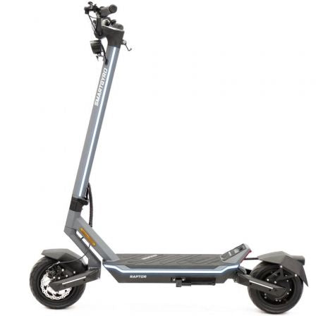 Patinete Eléctrico SmartGyro Raptor EVO/ Motor 1000W/ Ruedas 10'/ 25km/h /Autonomía 60km/ Gris