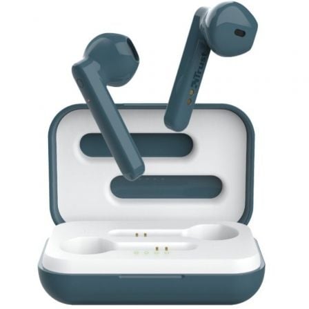Auriculares Bluetooth Trust Primo Touch con estuche de carga/ Autonomia 4h/ Azules