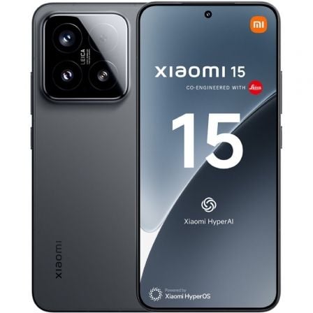 Smartphone Xiaomi 15 NFC 12GB/ 512GB/ 6.36'/ 5G/ Negro
