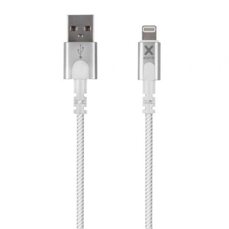 Cable USB 2.0 Lightning Xtorm CX2020/ USB Macho - Lightning Macho/ 3m/ Blanco