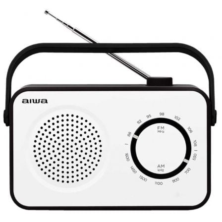 Radio Portátil Aiwa R-190BW/ 2W/ Blanca
