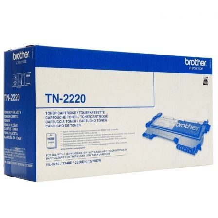 Toner Original Brother TN-2220/ Negro