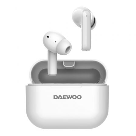 Auriculares Bluetooth Daewoo DW2005 con estuche de carga/ Autonomia 6h/ Blancos