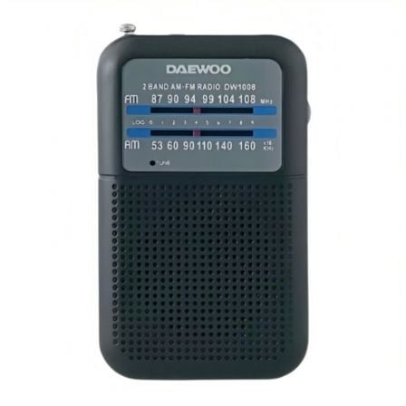 Radio Portatil Daewoo DW1008/ Negra