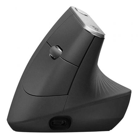 Raton Ergonomico Inalambrico por Bluetooth Logitech Vertical MX/ Bateria recargable/ Hasta 4000 DPI