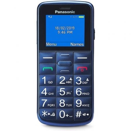 Telefono Movil Panasonic KX-TU110EXC para Personas Mayores/ Azul