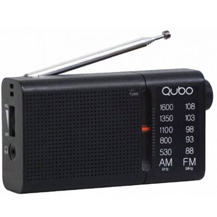 Radio Portátil Qubo RS-2/ Negra