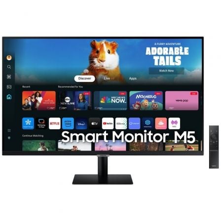 Smart Monitor Samsung M5 S27DM502EU 27'/ Full HD/ Multimedia/ Smart TV/ Negro