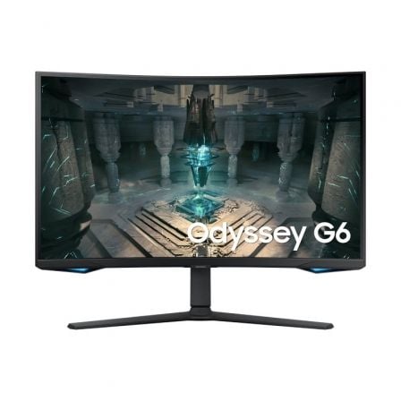 Smart Monitor Gaming Curvo Samsung Odyssey G6 S32BG650EU/ 32'/ QHD/ 1ms/ 240Hz/ VA/ Multimedia/ Regulable en altura/ Smart TV/ Negro