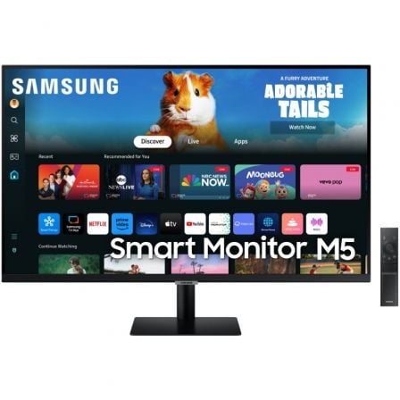 Smart Monitor Samsung M5 S32DM502EU 32'/ Full HD/ Smart TV/ Multimedia/ Negro