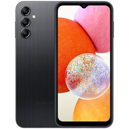 Smartphone Samsung Galaxy A14 LTE 4GB/ 64GB/ 6.6p/ Niebla Negra