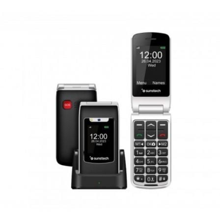 Telefono Movil Sunstech CELT23BK para Personas Mayores/ Negro