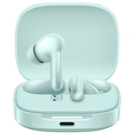Auriculares Bluetooth Xiaomi Redmi Buds 6 con estuche de carga/ Autonomía 10h/ Verdes
